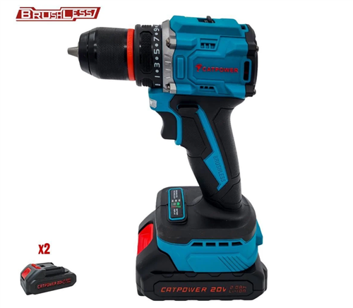 Catpower 1515 Kömürsüz Akülü Vidalama Matkap Set 20V Li-Ion 2.0Ah