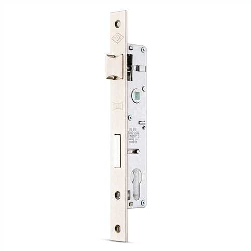 Kale 153/20U Silindirli Dar Kilit Barelli Nikel Kaplama 20 mm