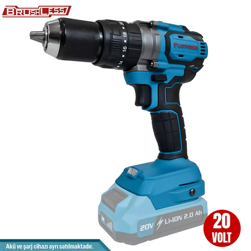 Catpower 4212 Akülü Darbeli Matkap Kömürsüz 70NM Tork  Solo (Aküsüz) Paket