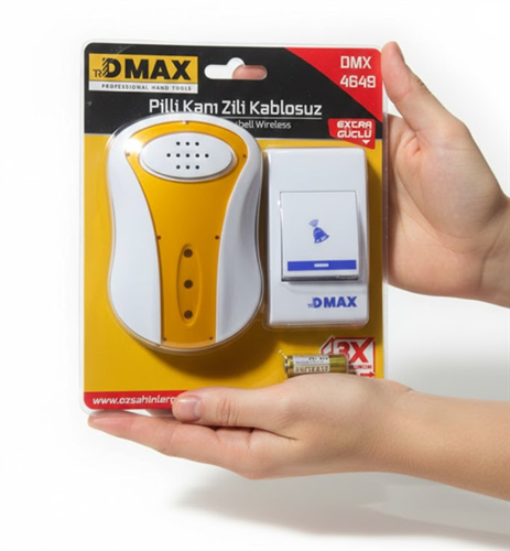 Dmax DMX4649 Pilli Kablosuz Kapı Zili