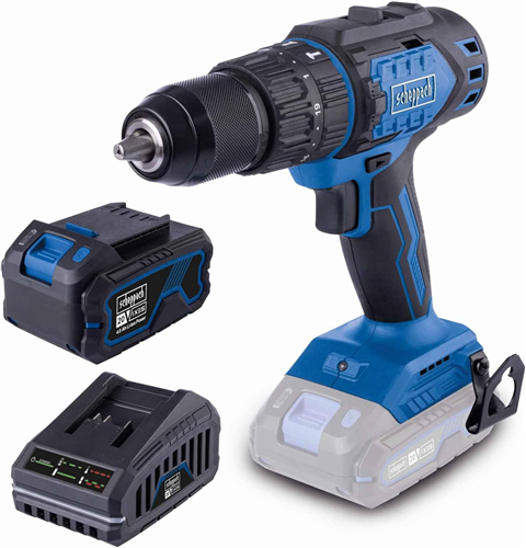 Scheppach BC-CD60 Akülü Darbeli Matkap Kömürsüz 60 Nm Tork 20V 4.0Ah