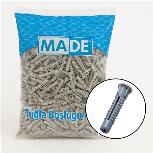 Made Tuğla Boşluk Dübeli 8 mm 500’lü Paket