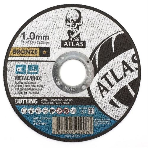 Atlas İnox Kesme Taşı 115x1.0 mm