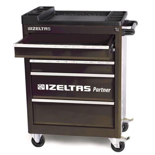 İzeltaş 8235327005 Partner Serisi Takım Dolabı 5 Çekmece Siyah Boş