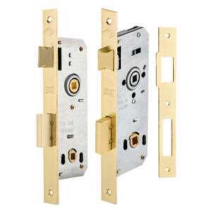 Kale 169R35 Banyo ve WC Kapı Kilidi Nikel Kaplama 35 mm