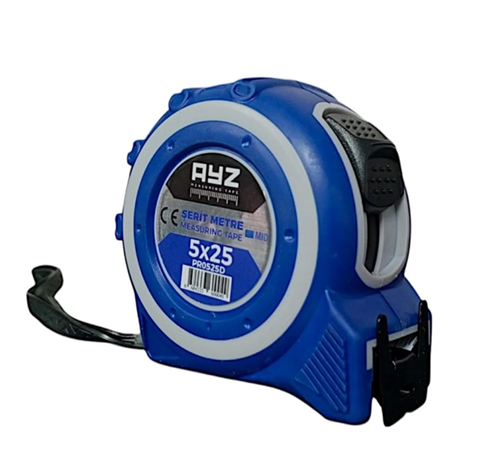 Ayz Korumalı Şerit Metre 5x25 mm