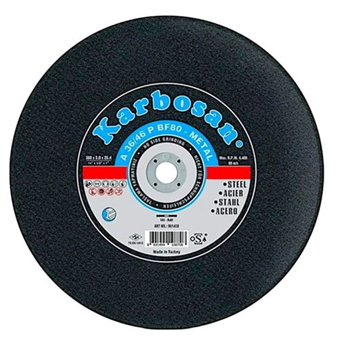 Karbosan NK Düz Metal Kesme Taşı 300x3.0x30 mm