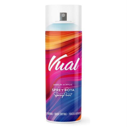 Vual Seri Sprey Boya RAL 6005 Yosun Yeşili Parlak 400 ml