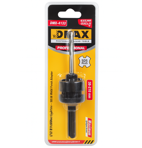 Dmax DMX4133 Bi-Metal Panç Adaptörü Sds Plus 30-210 mm