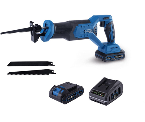 Scheppach BC-RS250 Akülü Tilki Kuyruğu Kılıç Testere 20V 4.0Ah Çift Akülü