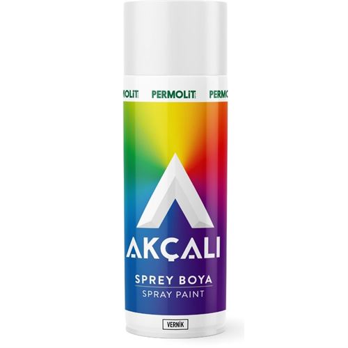 Akçalı Sprey Boya Şeffaf Saten Vernik RAL 002 400 ml