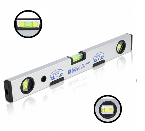 Fivestar Gri Eko Terazıli Mıknatıslı Su Terazisi 80 cm