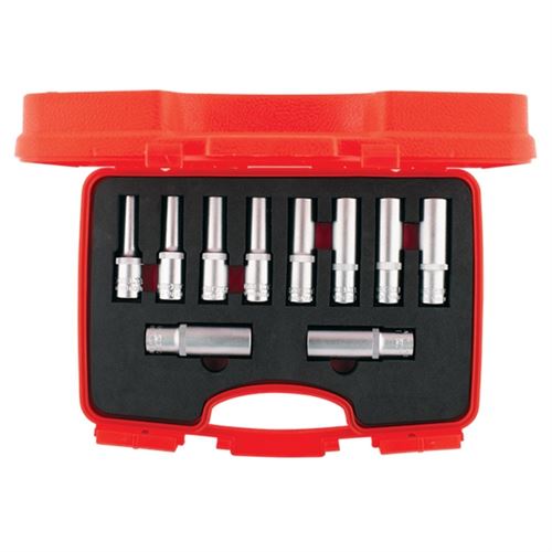 İzeltaş 1108006010 Altı Köşe Derin Lokma Takımı 10 Parça 1/2''