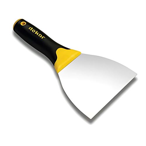 Hassan 028 Macun Ispatulası Paslanmaz Plastik Saplı 14 cm