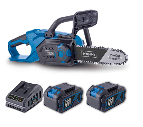 Scheppach C-CS254 Akülü Ağaç Kesme Motoru 20V 4Ah Pala 20 cm Çift Akülü