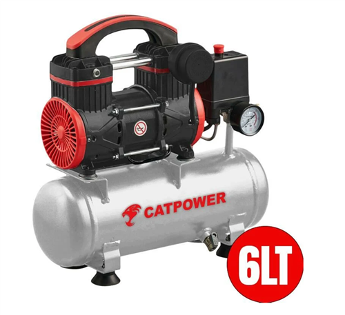 Catpower 1111 Sessiz Yağsız Kompresör 1 HP 6 LT Taşınabilir