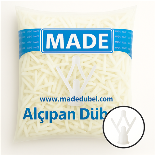 Made Alçıpan Dübeli Kanatlı No.3 250 'Lİ Paket