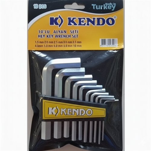 Eltos Edoni Allen Anahtar Seti 10 Parça Poşetli KAS900