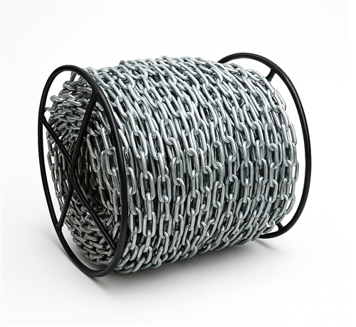 Baş Stand Galvanizli Zincir 6 mm