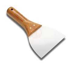 Hassan 005 Macun Ispatulası Yay Çeliği Kayın Saplı 11 cm