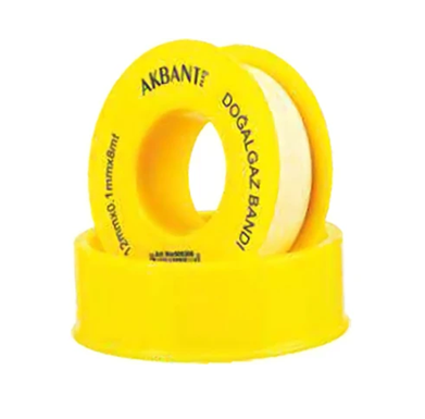 DOĞALGAZ TEFLON BANDI 12mmX0.1mmX8mt