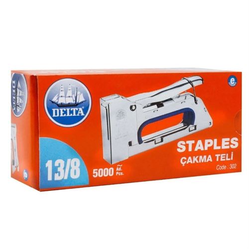 Delta 13/8 Çakma Zımba Teli Paket 5000 Adet