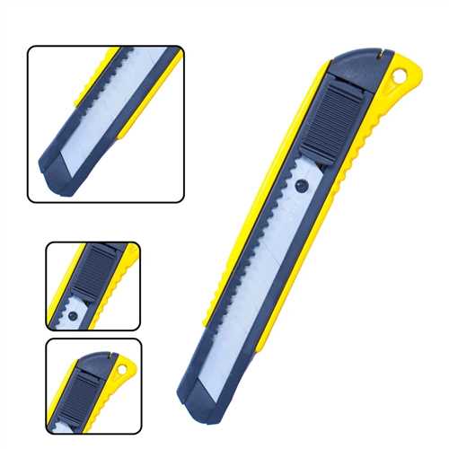 Arstech ARS100201 Metal Gövdeli Sarı Maket Bıçağı 18 mm (5122)