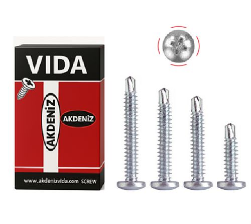 Akdeniz Matkap Uçlu Vida YSB 3.9x19 mm 1500’lü Paket