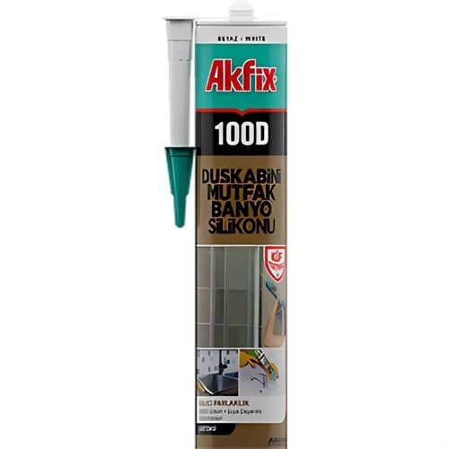 [29392] Akfix 100D Duşakabin Silikonu Şeffaf 280 m