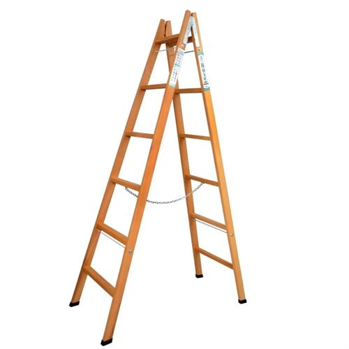 [13635] Buse Ahşap Merdiven 6 Basamaklı A Tipi 200 cm