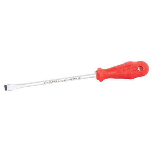 [54589] İzeltaş 4300174100 Tornavida Düz Uçlu Opak Seri 4×100 mm