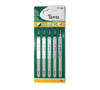[55126] Gfb T318A Dekupaj Testere Ağzı Uzun Metal Kesim 5'li Paket