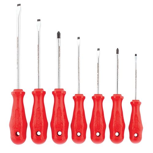 [8974] İzeltaş 4300008107 Tornavida Seti Düz Yıldız Opak Seri 7 Parça