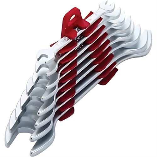 [54798] İzeltaş 0130002108 İki Ağız Anahtar Takımı Uzun Boy 8 Parça