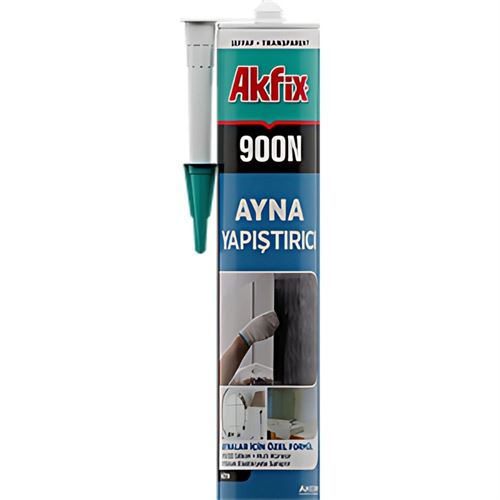 [28464] Akfix 900N Ayna Silikonu Şeffaf 280 ml