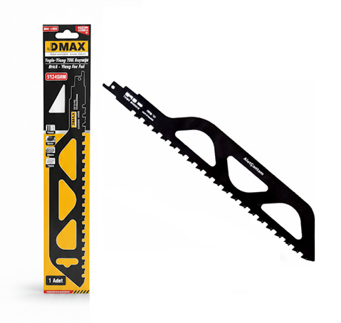 [64597] DMAX DMX4184 Ytong Gaz Beton Tilki Kuyruğu Testere Bıçağı 305 mm