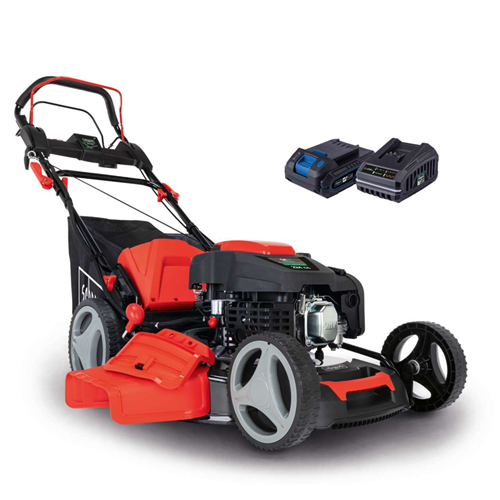 [72327] Scheppach MS225-53E Benzinli Çim Biçme Makinesi Marşlı 6 Hp 65 Litre