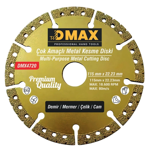 [73665] Dmax DMX4720 Çok Amaçlı Metal Kesme Diski