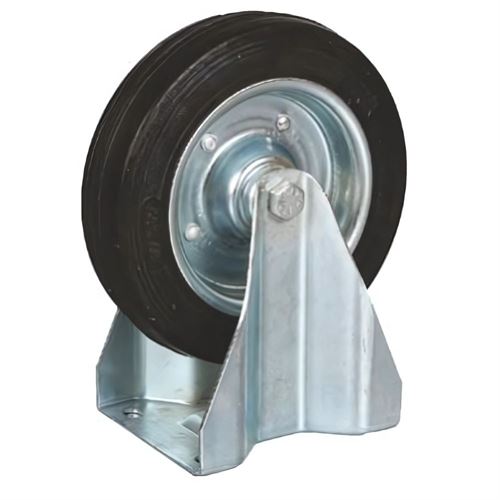 [8333] Mertsan Yük Taşıama Servis Tekerleği Kauçuk Sabit Tip 150x45 mm