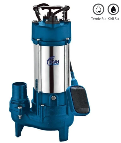 [65941] Rainpump WVSDV750F Döküm Gövde Kirli Su Drenaj Dalgıç Pompa