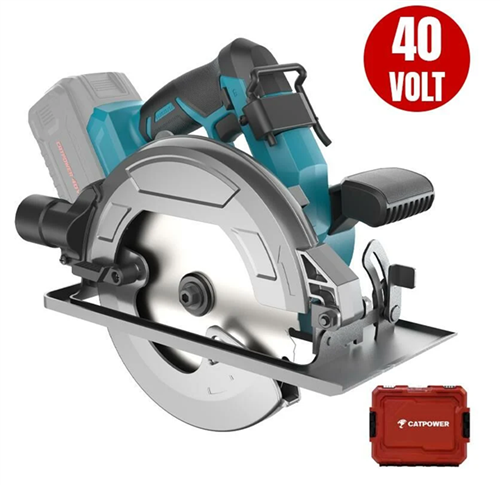 [72607] Catpower 4460 Kömürsüz Akülü Sunta Kesme Makinesi 185 mm 40V Li-Ion  Solo (Aküsüz) Paket