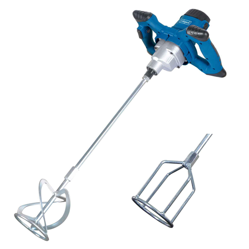 [72452] Scheppach PM1200 Tek Bıçaklı Boya ve Alçı Karıştırıcı Makinası 1200 Watt