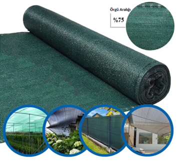 [71981] Ekonet Fileli Gölgelik %75 Koyuluk Genişlik 300 cm