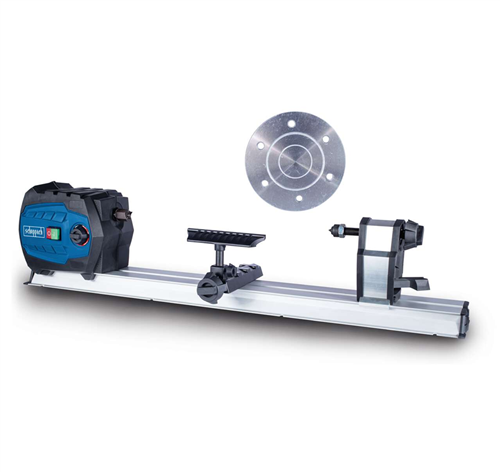 [72635] Scheppach DM600 Vario Elektirikli Tezgah Üstü Ahşap Torna Makinası 550 Watt