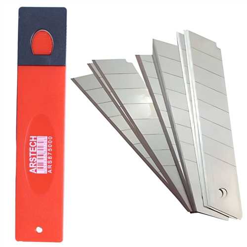 [15005] Arstech ARS875000 Maket Bıçağı Yedeği Lüks 10’lu Tüp