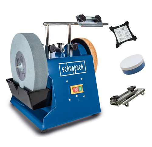 [72636] Scheppach TIGER 2500 Sulu Taşlama Bileme Makinası 150 Watt