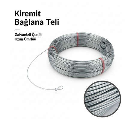 [67668] Aktel Kiremit Teli 0,45 mm Bağlama Teli