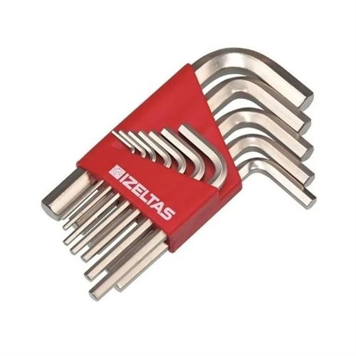 [54725] İzeltaş 4901003112 Allen Anahtar Takımı Sae Tipi Altı Köşe 12 Parça