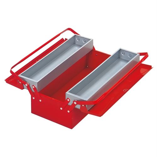 [54705] İzeltaş 8410336203 Metal Takım Çantası 3 Gözlü 420 mm