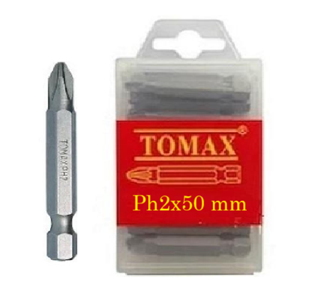 [9395] Tomax PH2x50 mm Yıldız Bits Uç